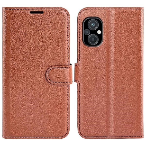 Classic Xiaomi Poco M5 Flippetui - Brun Brown