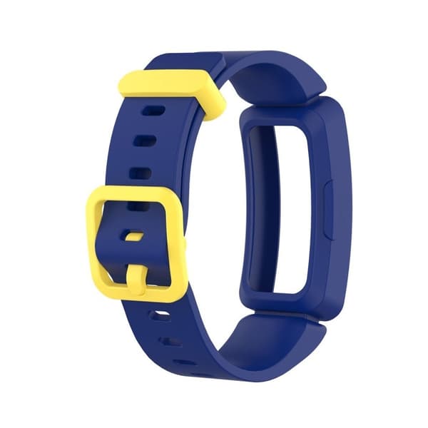 Fitbit Inspire / Inspire HR klockarmband i silikon - Blå / Gul Blå