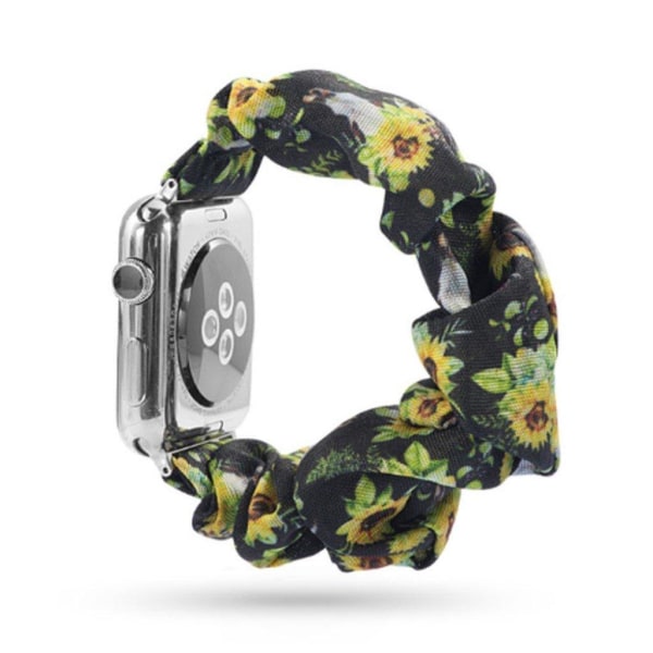 Apple Watch Series 5 44mm stof Mønster urrem - Solsikker Multicolor