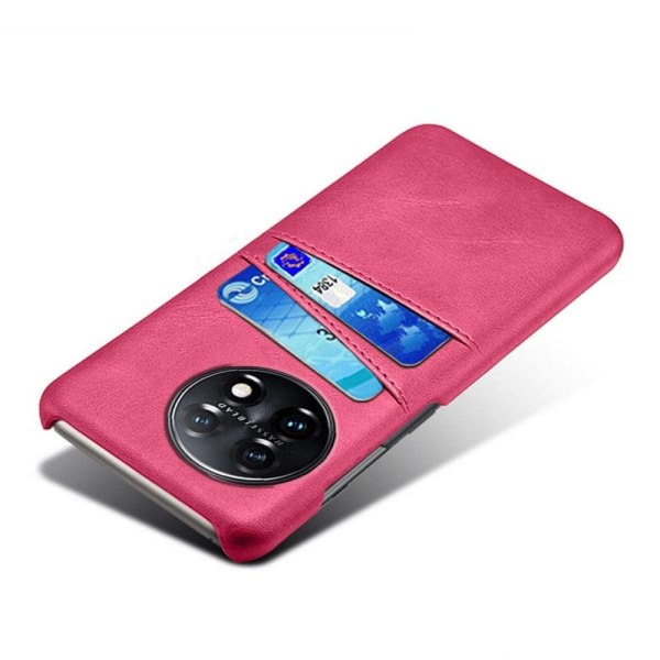 Dual Card Fodral OnePlus 11 - Rose Rosa