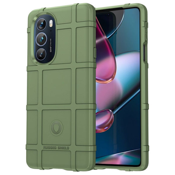 Rugged Shield Etui Motorola Edge X30 - Grøn Green