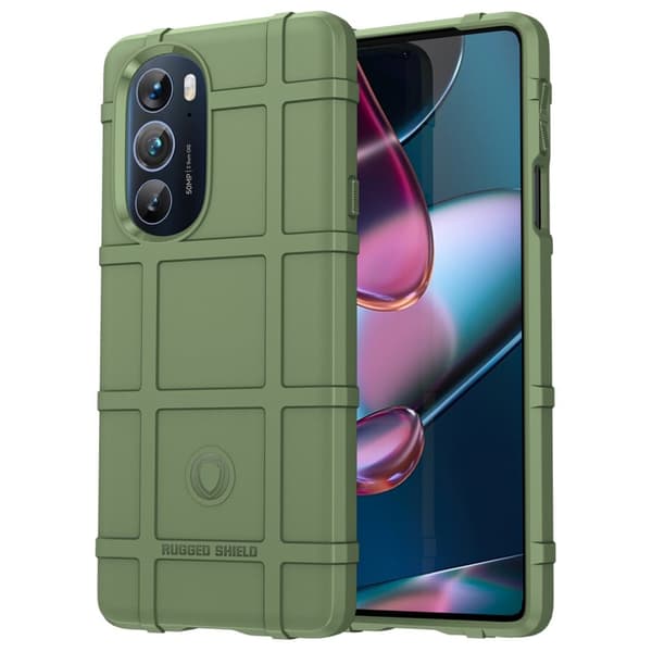 Rugged Shield Suojakotelo Motorola Edge X30 - Vihreä Green