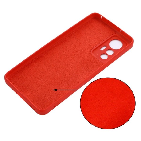 Matte Liquid Xiaomi 12 Lite silikone cover - Rød Red