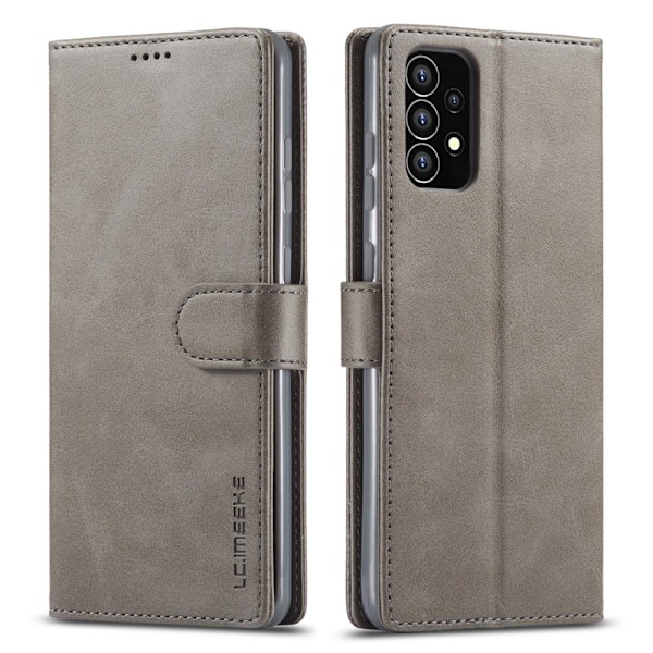 LC.Imeeke Samsung Galaxy A53 5G Läppäkotelo - Harmaa Silver grey