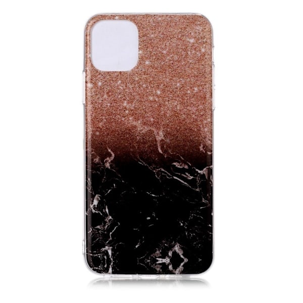 Marmormotiv iPhone 11 Pro Max skal - Plommon / Svart Marmor multifärg