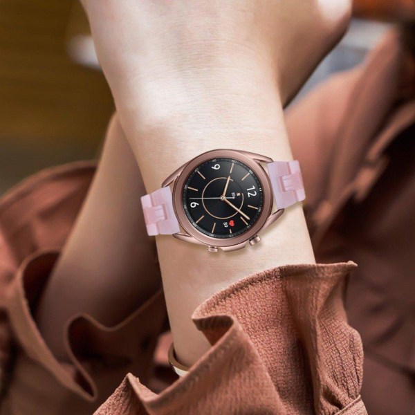 Samsung Galaxy Watch 3 (41mm) hartsinen värikäs kellonauha - Pinkki Pink