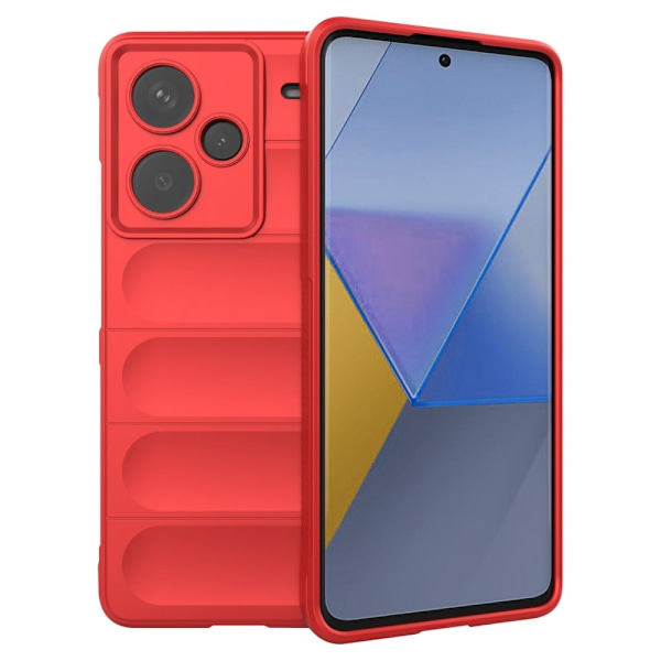 Mjukt greppformat Xiaomi Redmi Note 13 Pro skal - Röd Röd