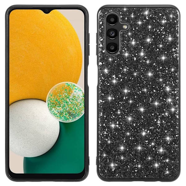 Glitter Samsung Galaxy A16 kotelot - Musta Black