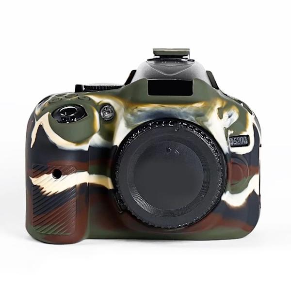 Nikon D5200 / D5100 silikonisuojus - Naamiointi Brown