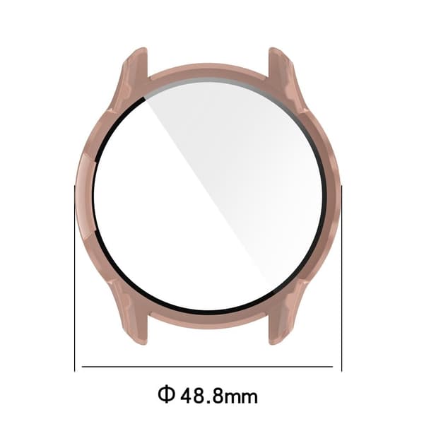 Garmin Forerunner 955 suojakuori karkaistulla lasilla - Sakura Vaaleanpunainen Pink
