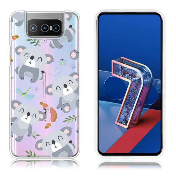Deco Asus Zenfone 7 Pro skal - Björn Silvergrå