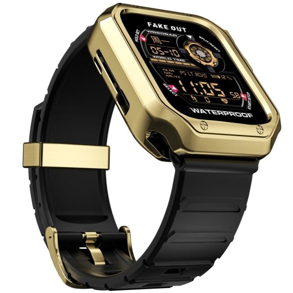 Apple Watch (41mm) TPU watch strap + frame - Gold Guld