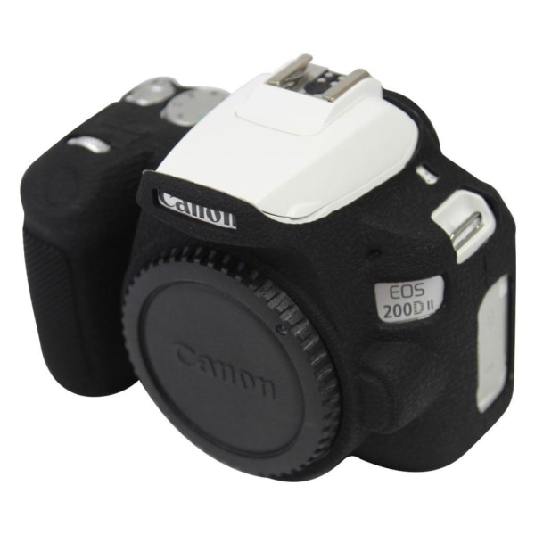 Canon EOS 200D II silicone case - Black Svart