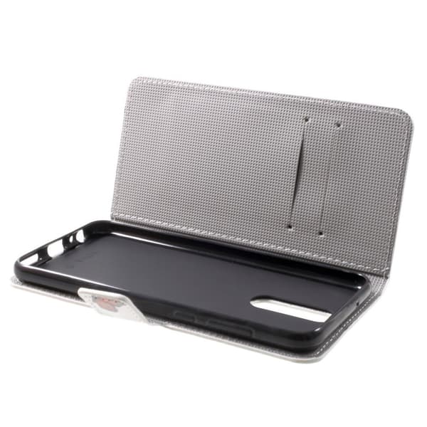 Huawei Mate 10 Lite Læder etui med magnet lås - Sommerfugle og cirkler Multicolor