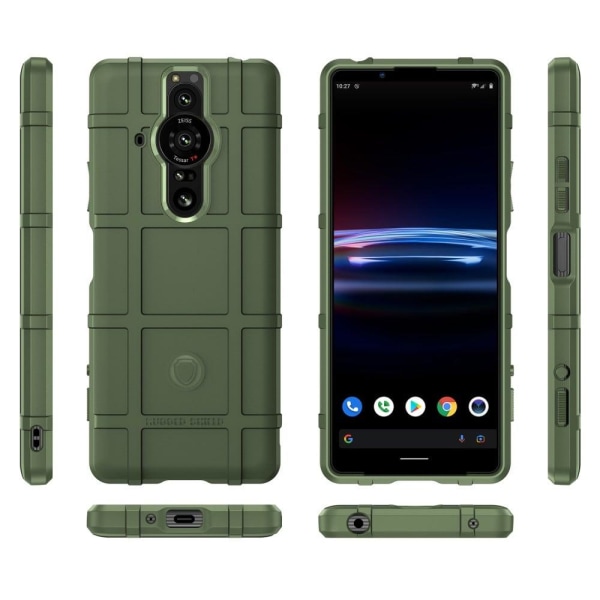 Rugged Shield Etui Sony Xperia Pro-I - Grøn Green