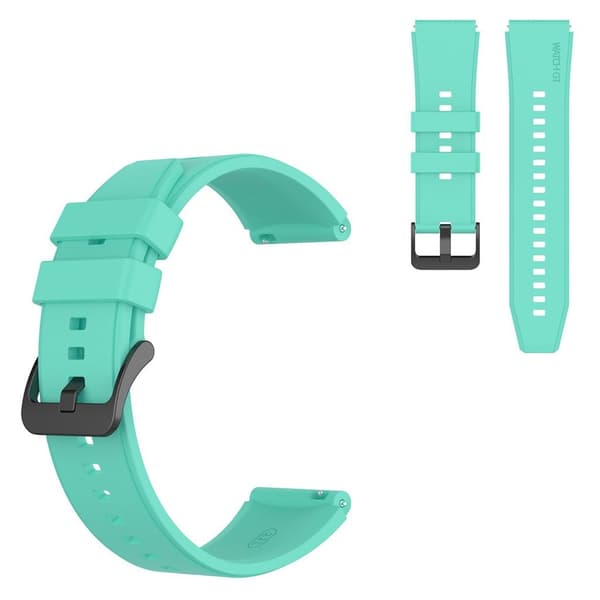 22 mm universal urrem i silikone - Cyan Green