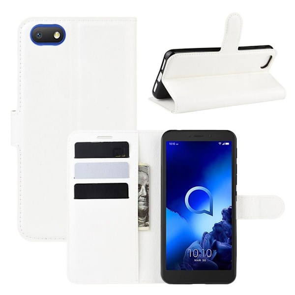 Classic Alcatel 1v (2019) etui – Hvid White
