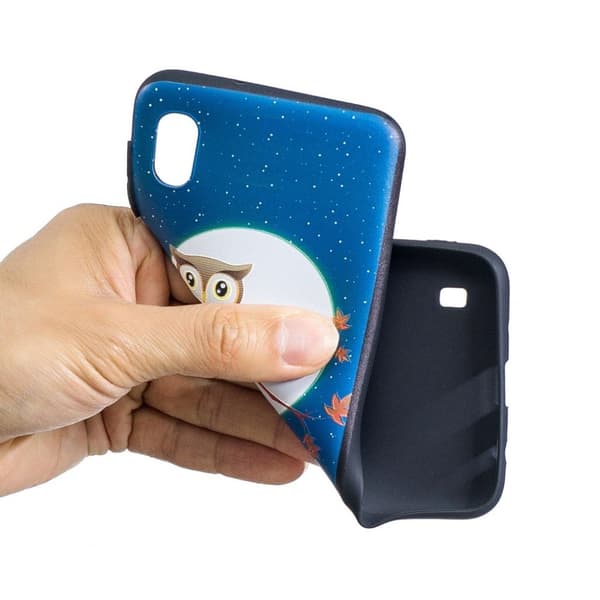 Imagine Samsung Galaxy A10 kuoret - Ugle på en Gren Blue