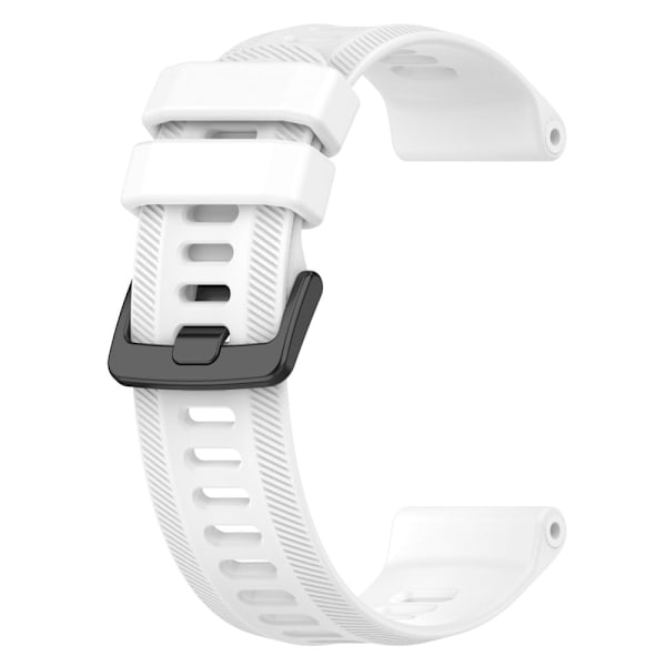 Silikoneurrem i twill-design til Garmin-ur - Hvid White