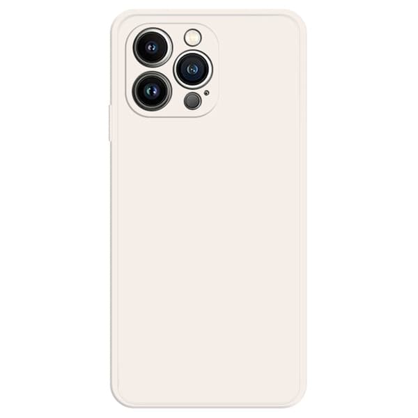 Skrått gummiert anti-falldeksel for iPhone 14 Pro Max - Beige Brown