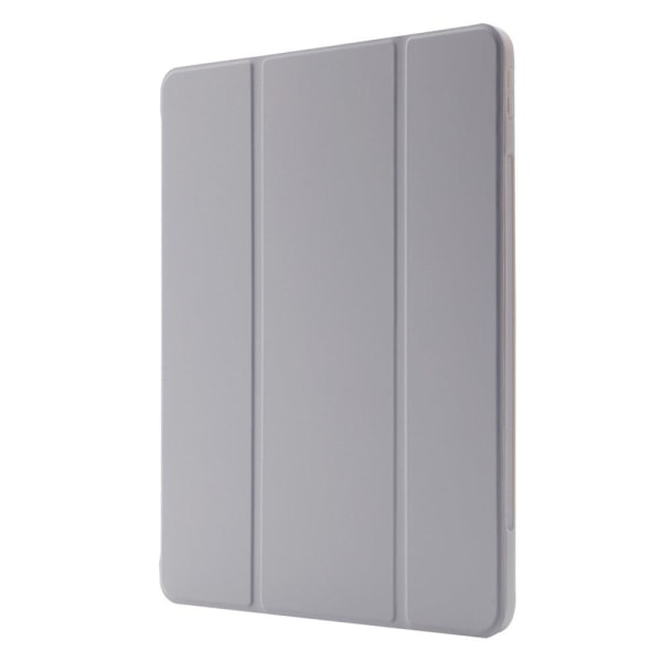 iPad Pro 12.9 (2022) / (2021) / (2020) Skin-touch vegansk lædere Silver grey