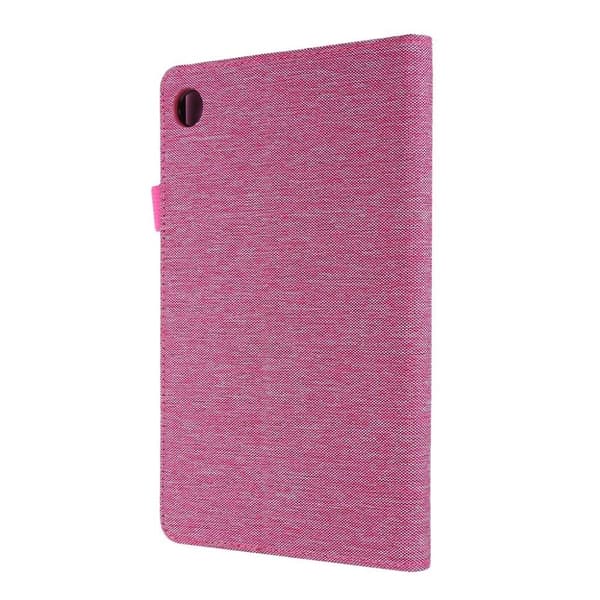 Lenovo Tab M8 flipfodral i tyg och läder - Ros Rosa