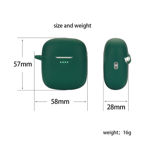 Baseus W04 trådløst Bluetooth-hodesett-etui - Rød Red