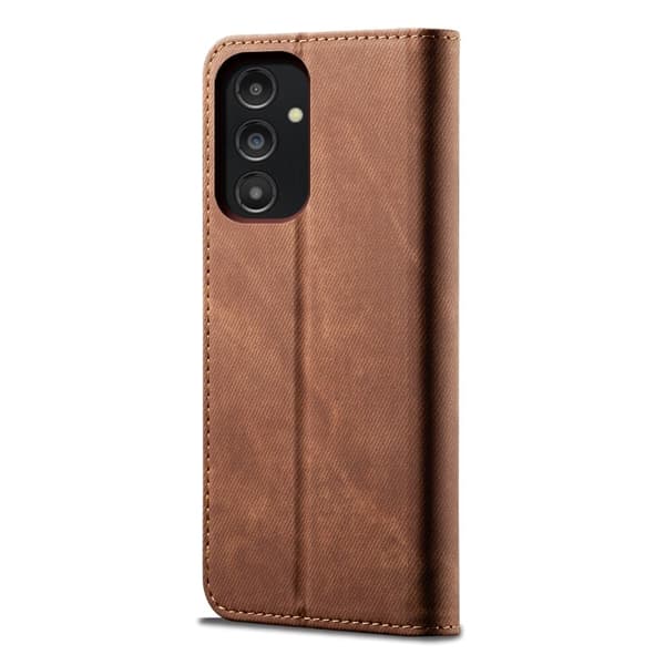 Jeans Samsung Galaxy A14 fodral - Brun Brun