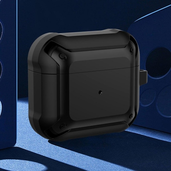 AirPods 3 panssari TPU tapauksessa avaimenperä - Sininen / Sininen Blue