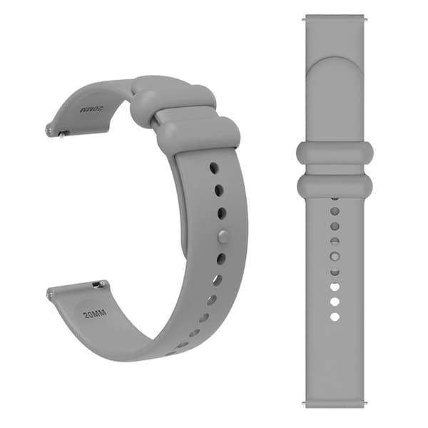 Garmin Venu 3S / Forerunner 265S urrem 18mm silikone udskiftningsurremme - Grå Silver grey