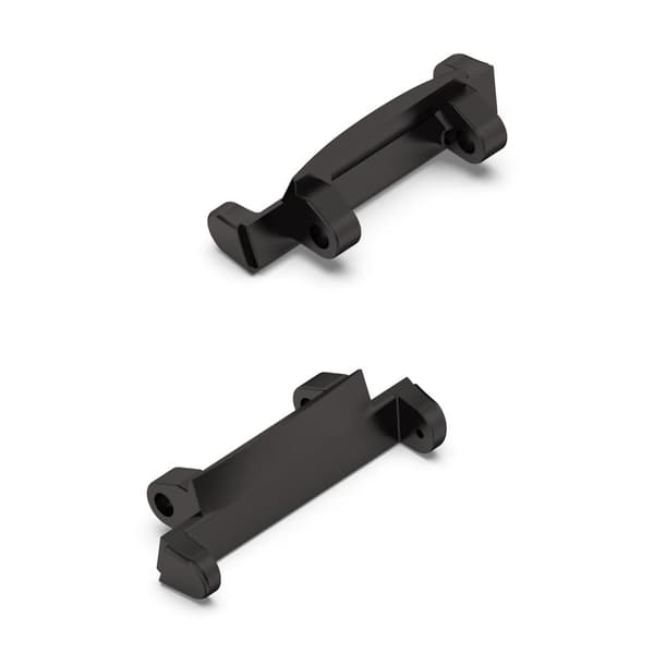 1 par Amazfit T-Rex 2 adapter i rustfrit stål - Sort Black