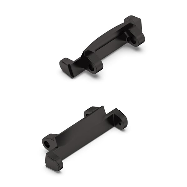1 par Amazfit T-Rex 2 adapter i rustfritt stål - Svart Black