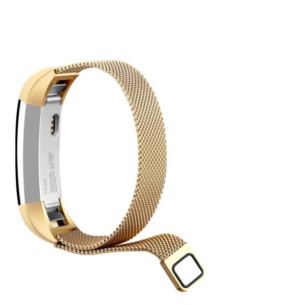 Fitbit Alta milanese stainless steel watch band - Gold Guld