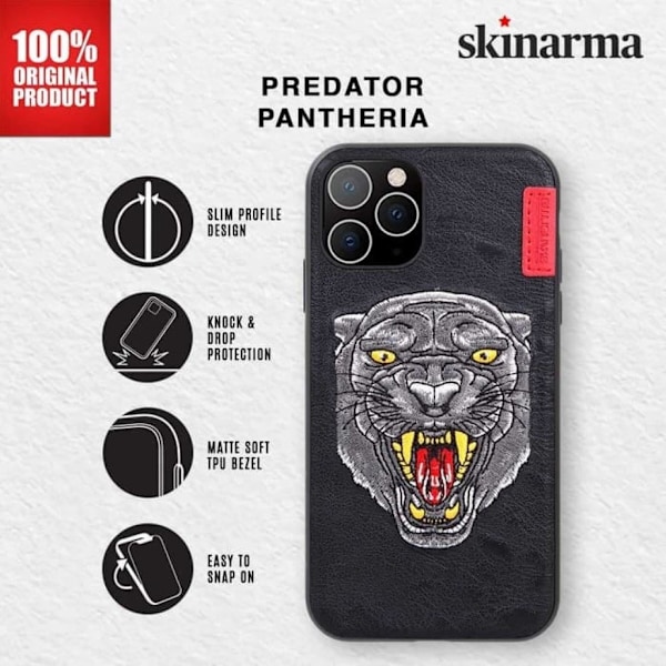 SKINARMA Preditor - iPhone 11 Pro Max - Pantheria multifärg