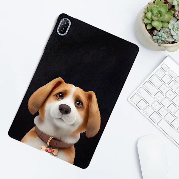 Huawei MatePad SE 11 Case Pattern Printing Slim Joustava tabletti suojakansi - Harrier-Beagle Brown
