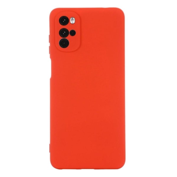 Matt Motorola Moto G22 skal av flytande silikon - Röd Röd