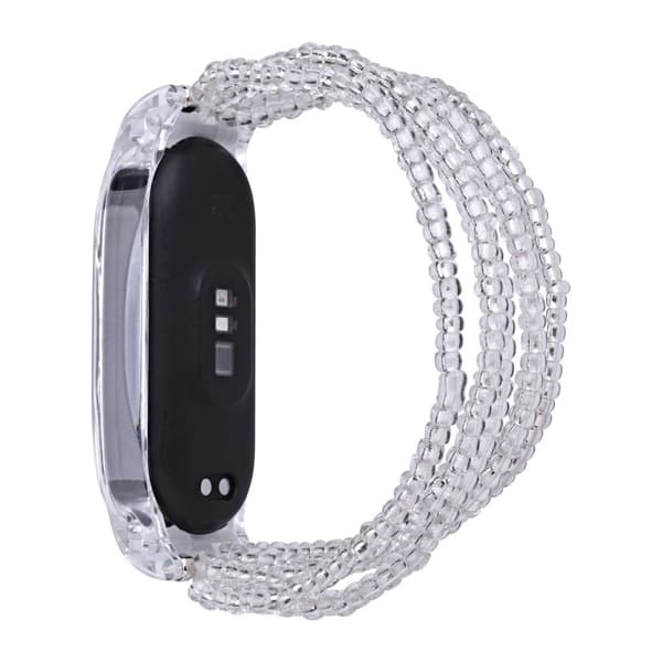 Xiaomi Mi Smart Band 4 / 3 urrem i ferieperlestil - Transparent Transparent