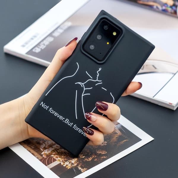 Imagine Samsung Galaxy Note 20 Ultra Etui - Not Forever, But Forever Black