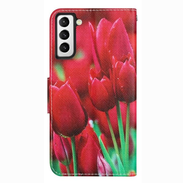 Wonderland Samsung Galaxy S23 Plus Flip Etui - Tulip Red