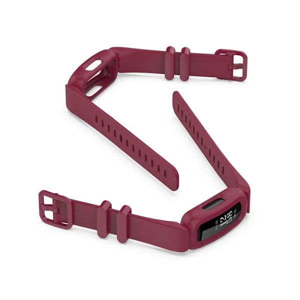 Fitbit Ace 3 / Inspire 2 integreret urrem - Rødvin Red