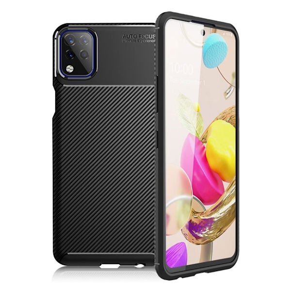 Carbon Shield LG K42 kotelot - Musta Black
