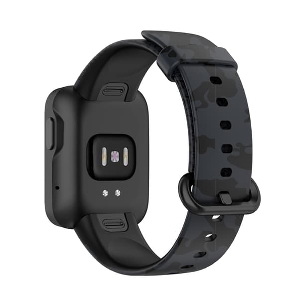 Xiaomi Redmi Watch 2 urrem i silikone med cool mønster - Camo Grå Silver grey
