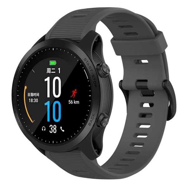Garmin Forerunner silikone Urrem - Grå Silver grey