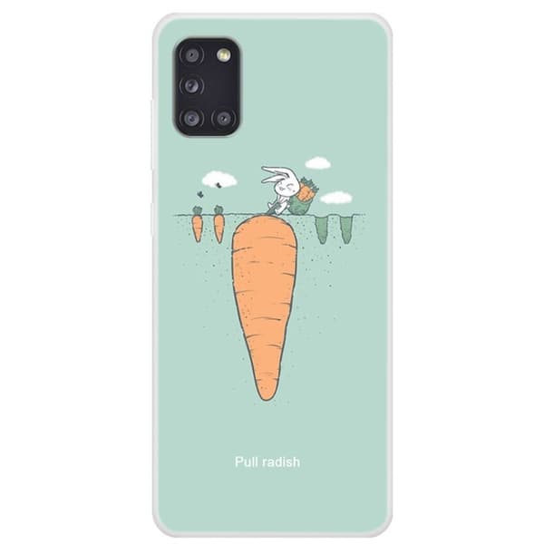 Deco Samsung Galaxy A31 Cover - Gulerød Orange