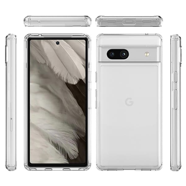 Lux-Case Airbag suojakotelo Google Pixel 7a:lle Transparent
