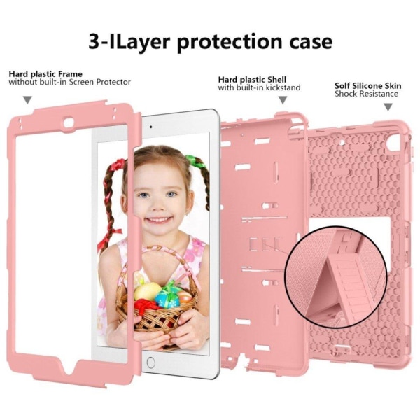 iPad Mini (2019) two-tone hybrid case - Rose Gold Pink