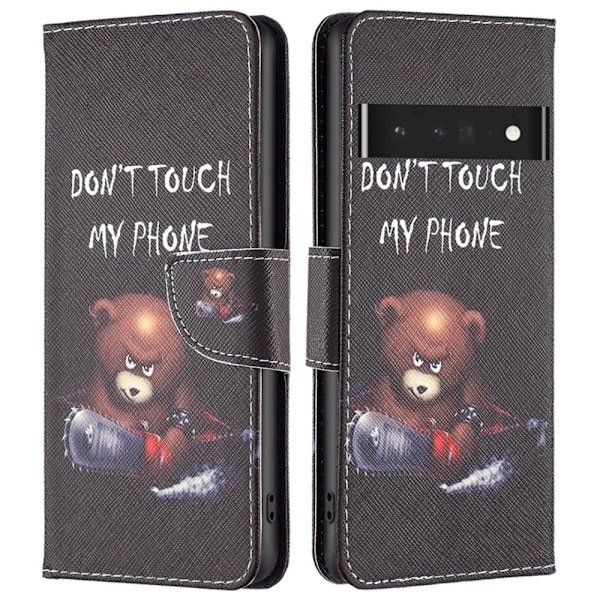 Wonderland Google Pixel 7 Pro flip kuoret - Karhu Black