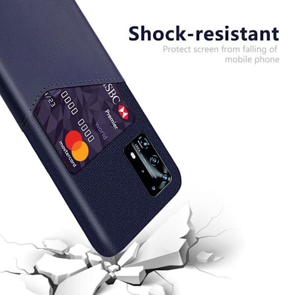 Bofink Huawei P40 Card kuoret - Sininen Blue
