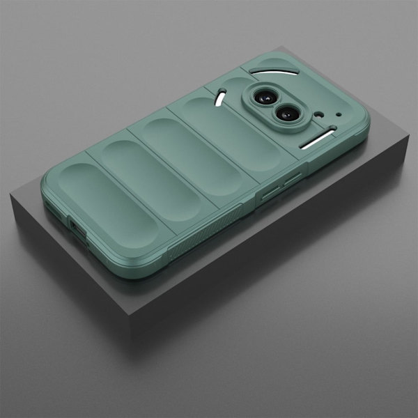 Mjukt greppformat Nothing Phone (2a) skal - Grön Grön