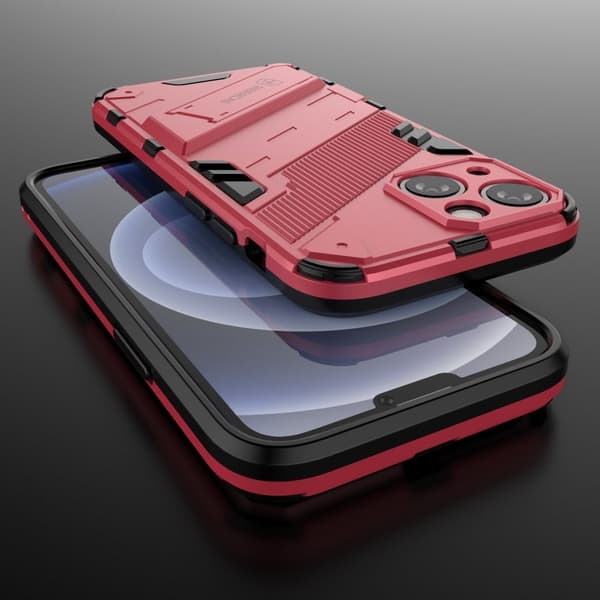 Støtsikkert hybriddeksel for iPhone 13 Mini - Rose Pink